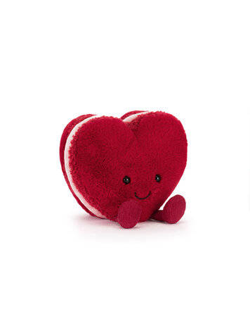 Jellycat Limited Amuseables Arlette Heart Macaron - Red
