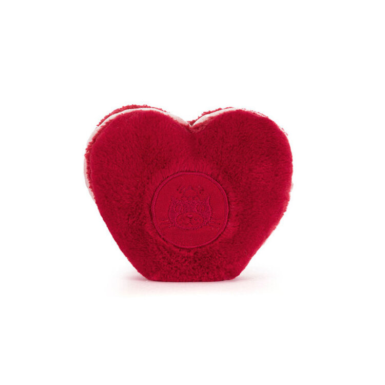 Jellycat Limited Amuseables Arlette Heart Macaron - Red