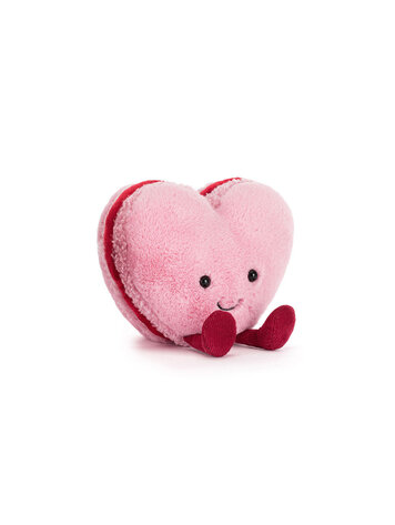 Jellycat Amuseables Colette Heart Macaron - Pink