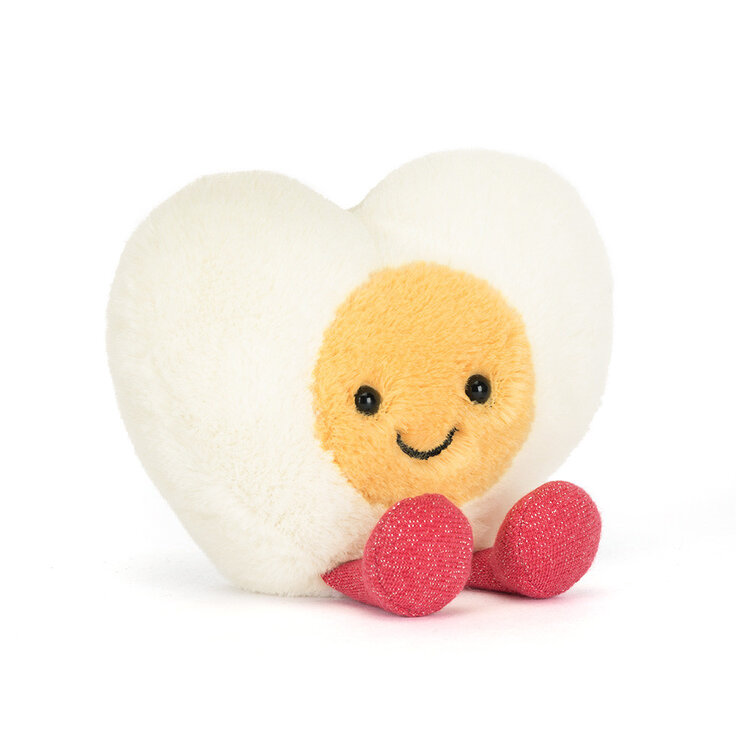 Jellycat Limited Amuseables Heart Boiled Egg