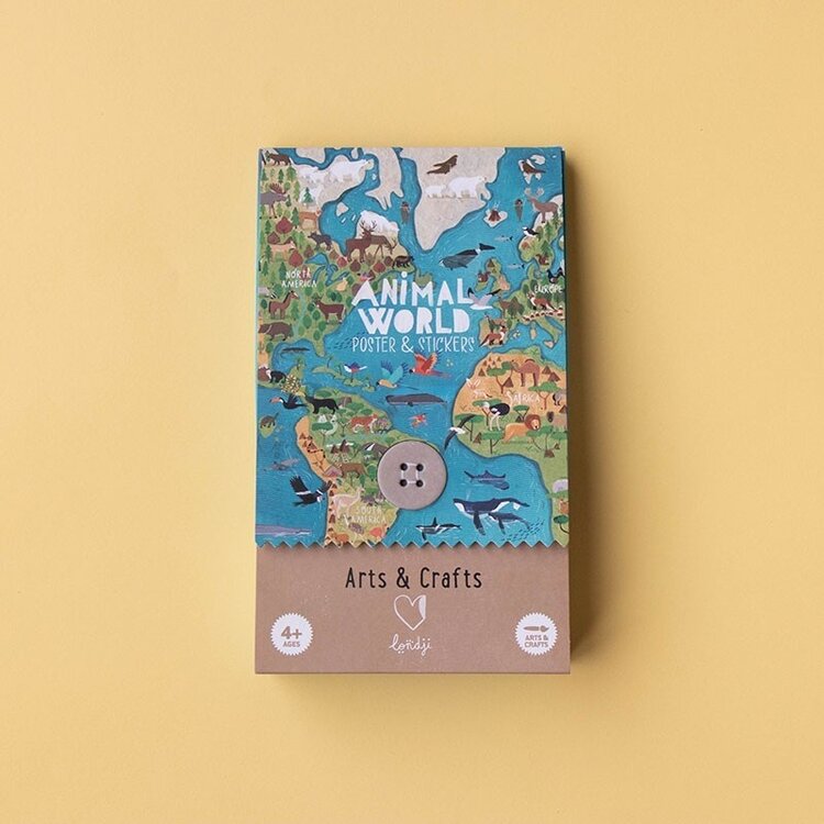 Londji Activity - Animal World Poster & Stickers