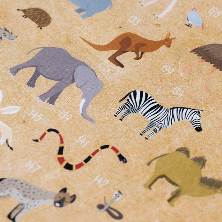 Londji Activity - Animal World Poster & Stickers
