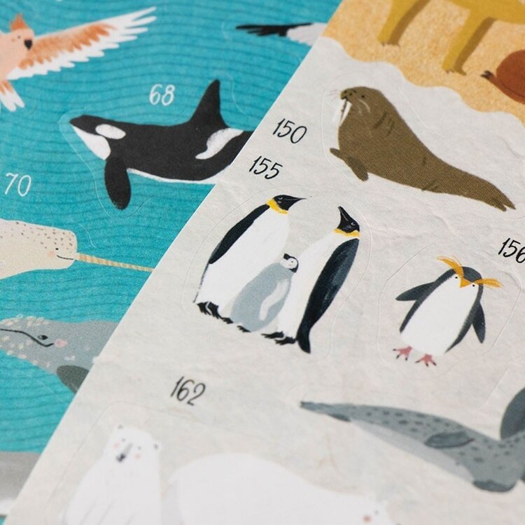 Londji Activity - Animal World Poster & Stickers