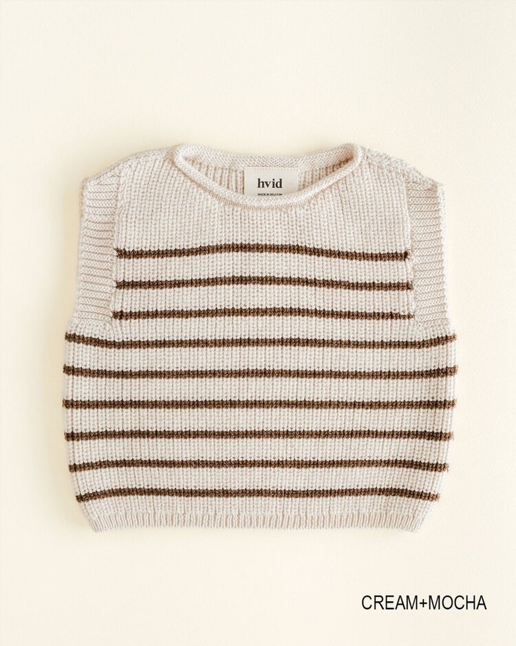 Hvid Debardeur Harvey - Cream/Mocha