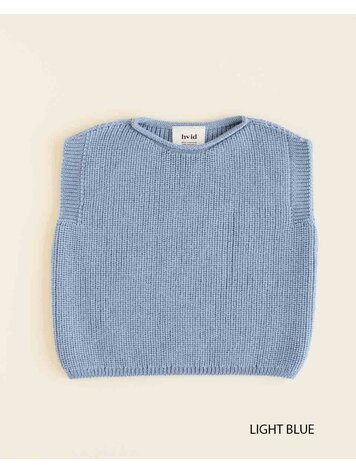 Hvid Vest Harvey - Light Blue