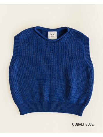 Hvid Vest Harvey - Cobalt Blue