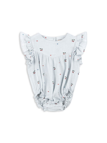 Konges Sløjd Coco Romper - Cherry Blue Coeur