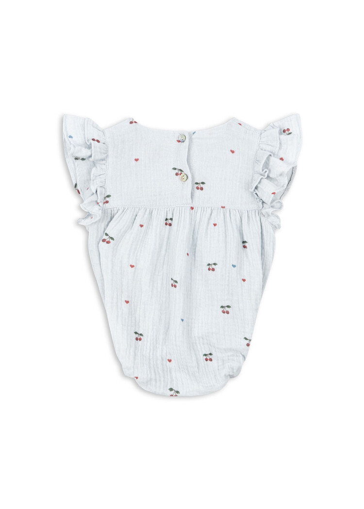 Konges Sløjd Coco Romper - Cherry Blue Coeur
