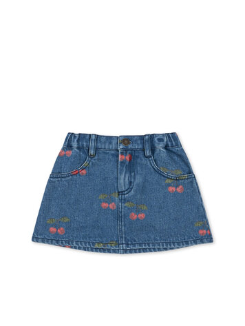 Konges Sløjd Magot Printed Skirt - Ma Grande Cerise Denim