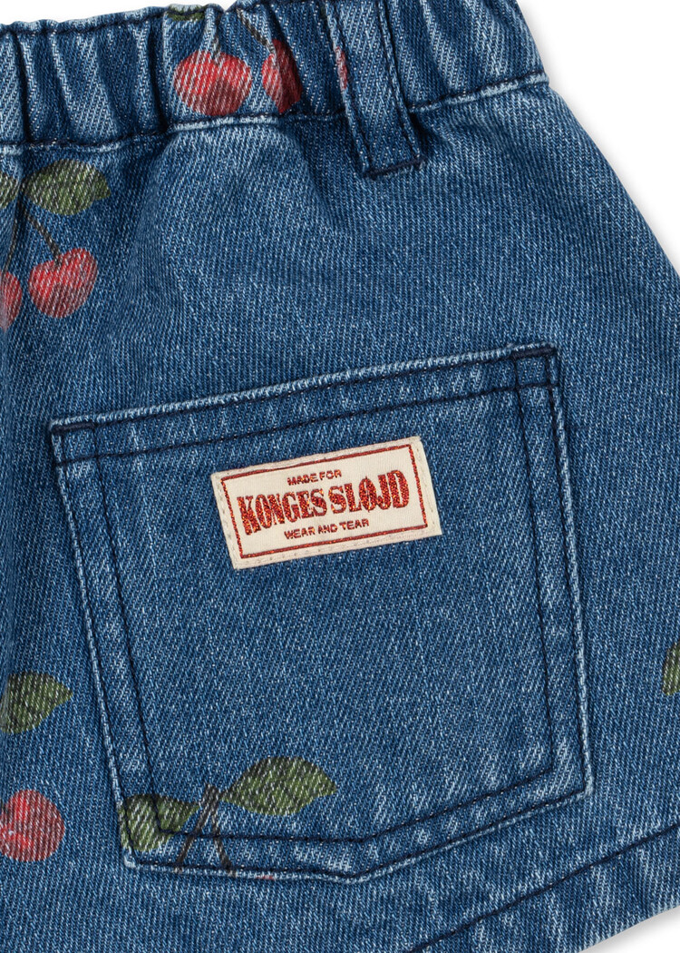 Konges Sløjd Magot Printed Skirt - Ma Grande Cerise Denim