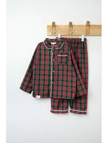 Undermonkeys PJ Set - Winter Red Checked