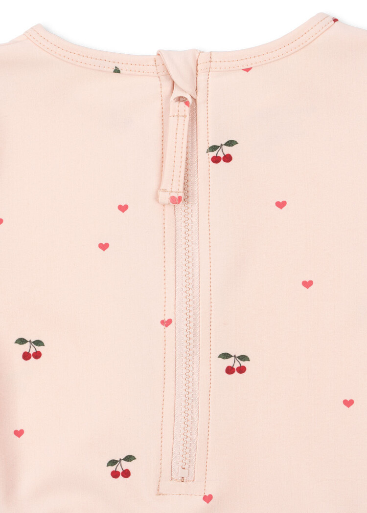 Konges Sløjd Merle LS Swimsuit - Cherry Coeur Rose