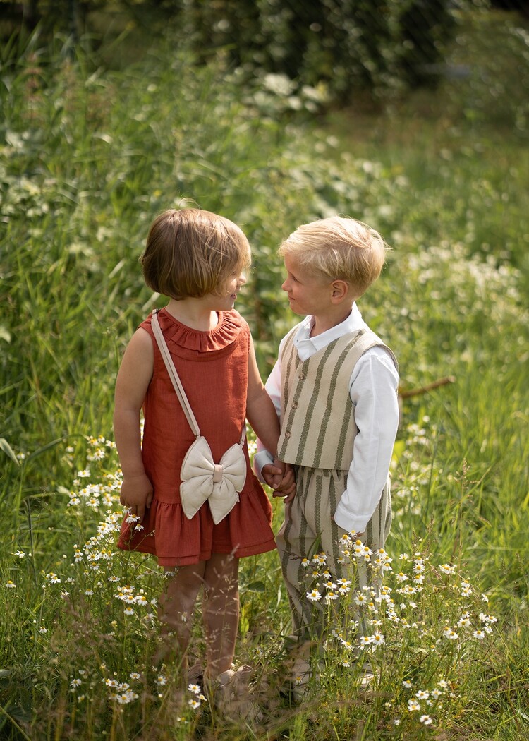 Donsje Amsterdam Mazen Trousers - Light Green/Green Striped
