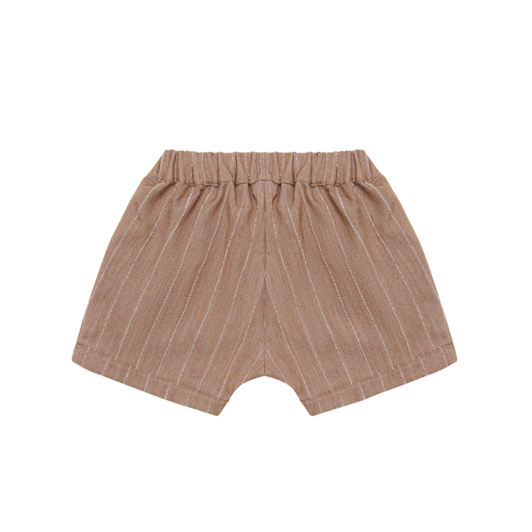 Donsje Amsterdam Dantien Shorts - Milk Chocolate Striped