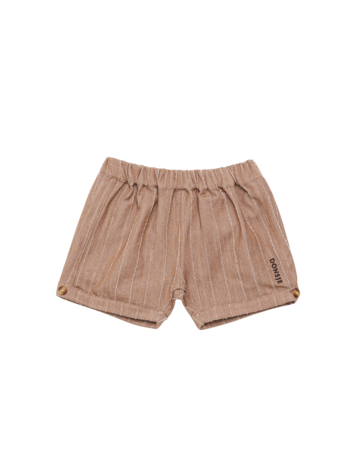 Donsje Amsterdam Dantien Shorts - Milk Chocolate Striped