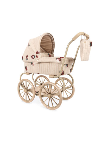 Konges Sløjd Minnie Tulle Poppenwagen - Strawberry