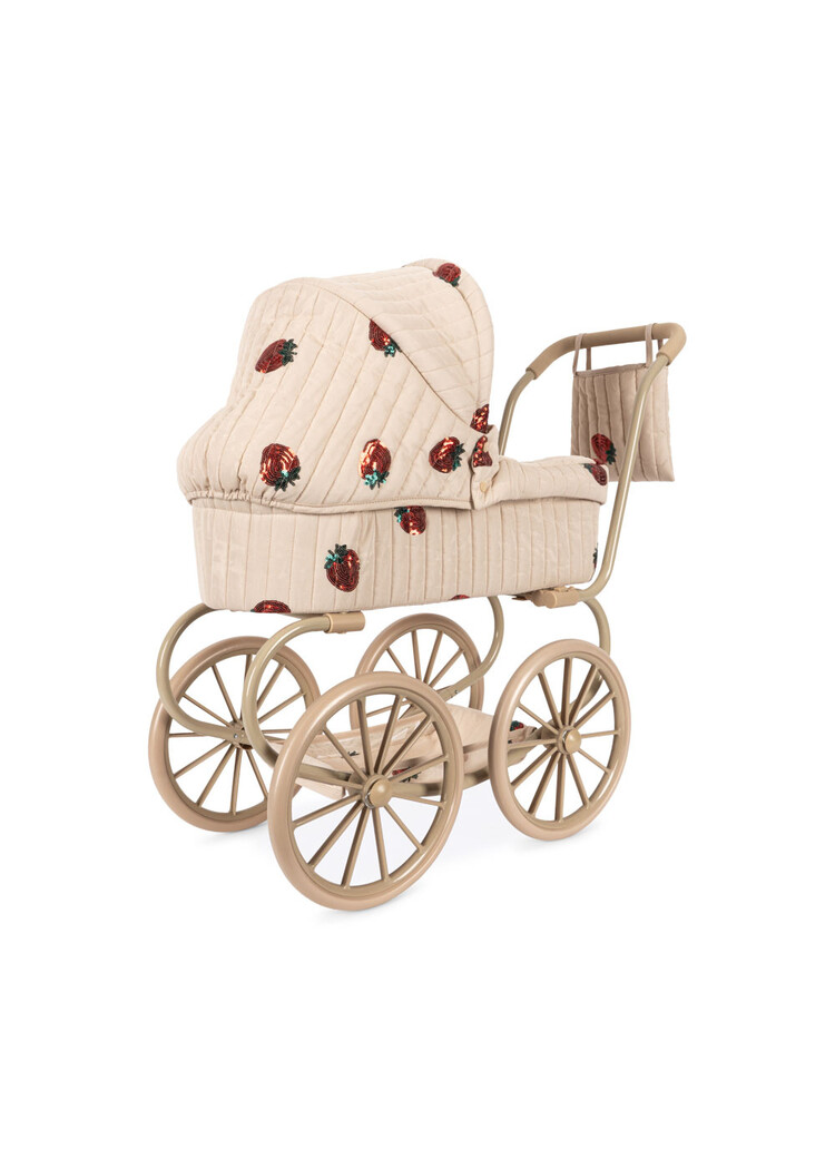 Konges Sløjd Minnie Tulle Poppenwagen - Strawberry