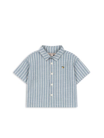 Konges Sløjd Elliot SS Shirt - Trio Bleu Stripe