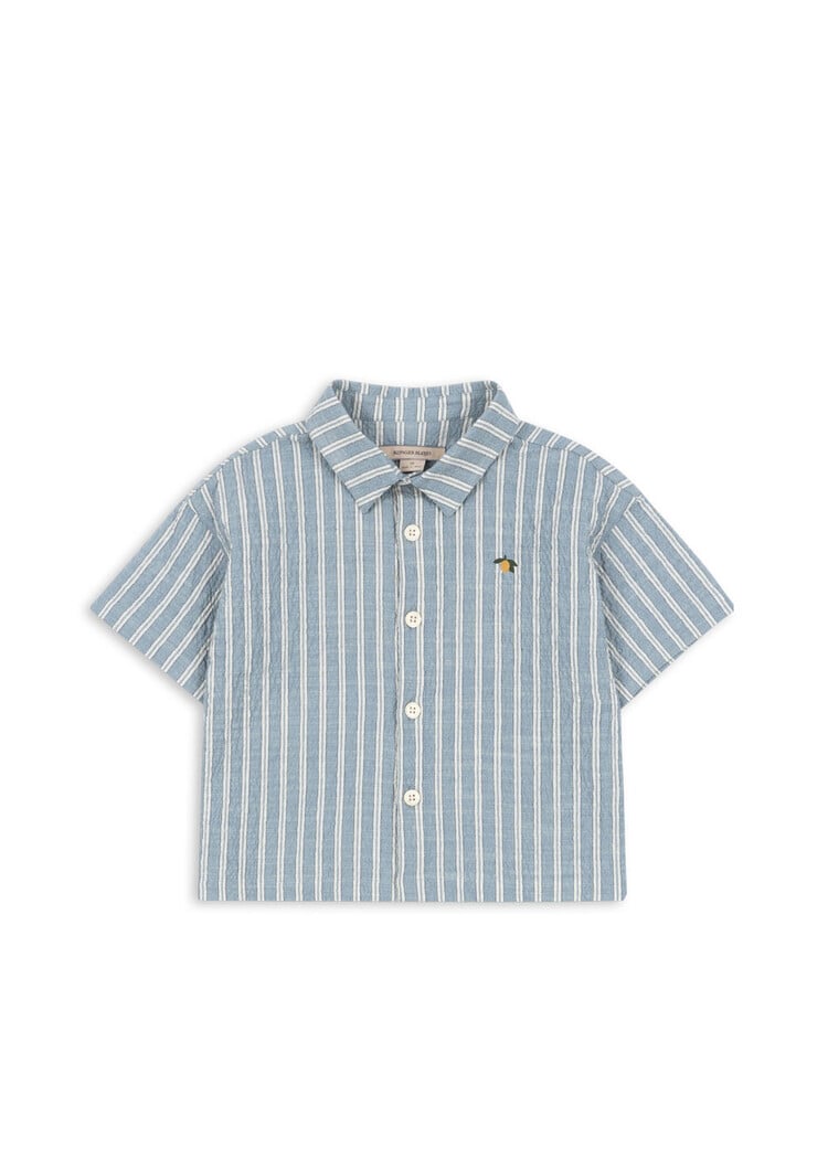 Konges Sløjd Elliot SS Shirt - Trio Bleu Stripe