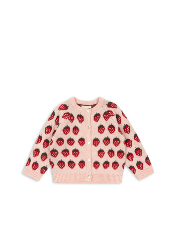 Konges Sløjd Belou Knit Cardigan - Strawberry