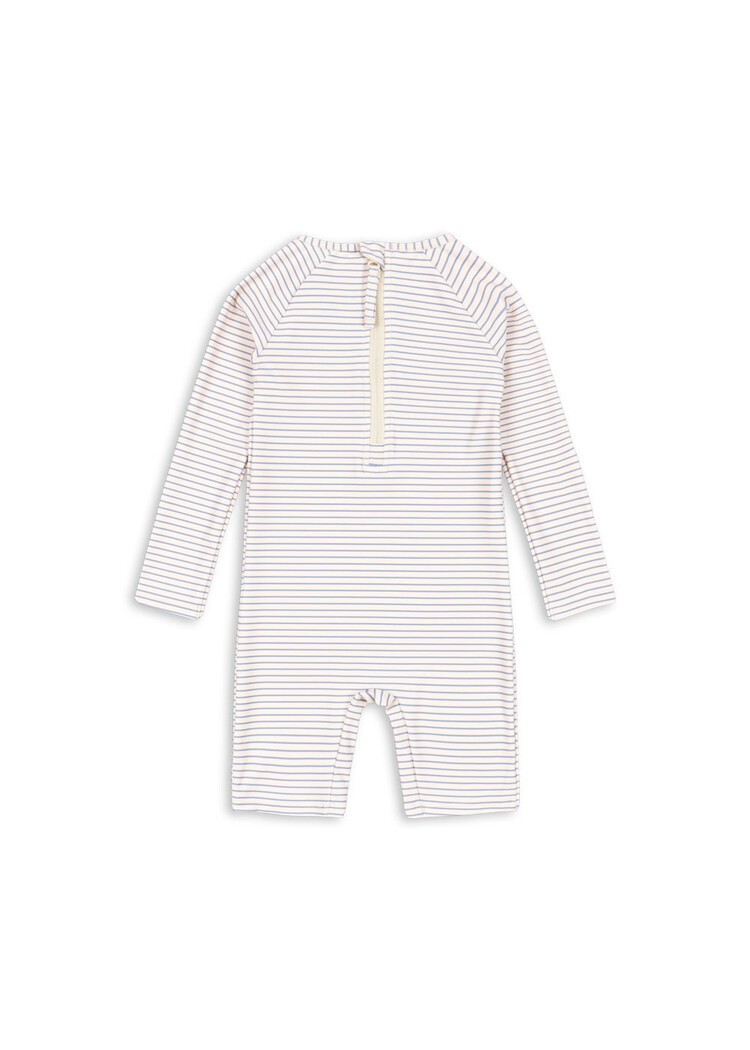 Konges Sløjd Aster Swim Onesie - Stripe Blue