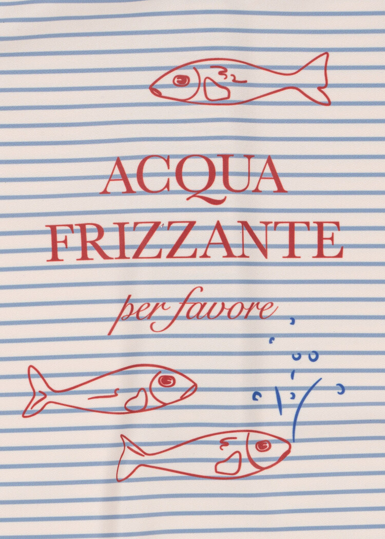 Konges Sløjd Aster Swim Onesie - Stripe Blue