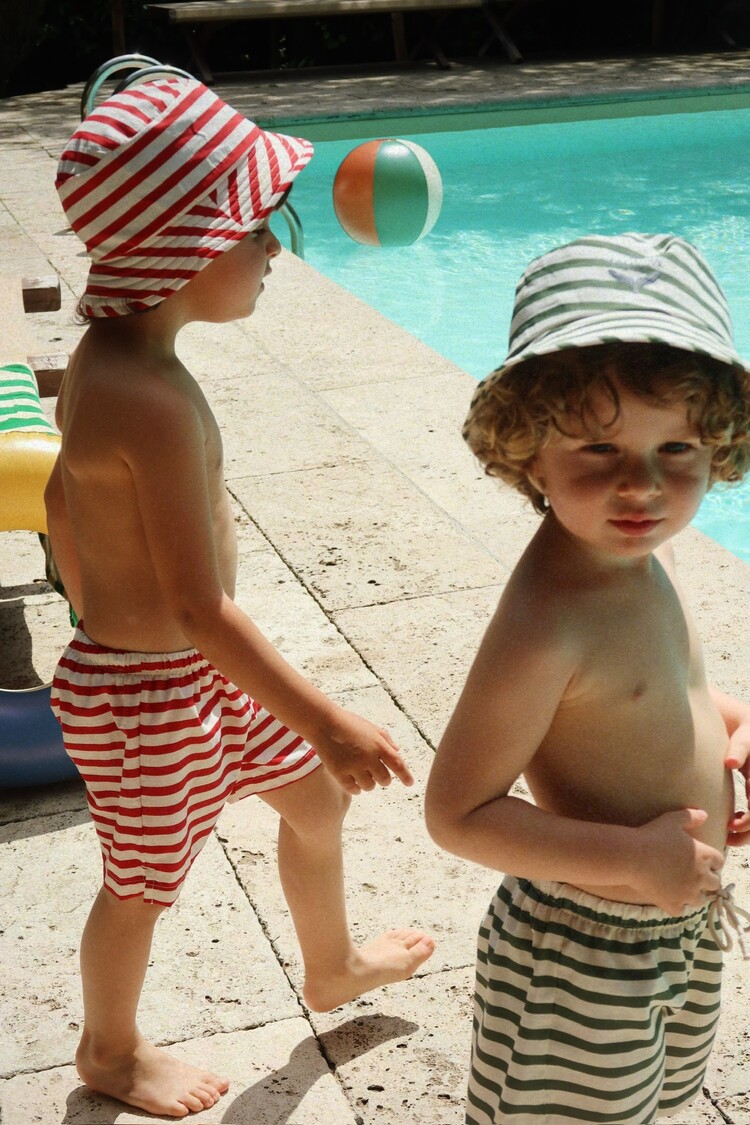 Konges Sløjd Asnou Swim Shorts - Stripe Verti