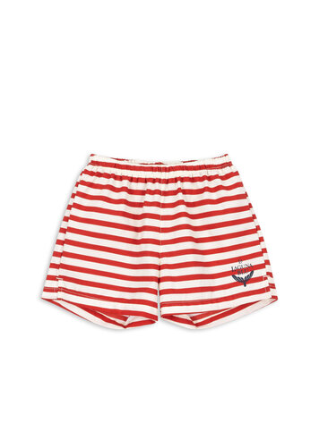 Konges Sløjd Asnou Swim Shorts - Stripe Rouge