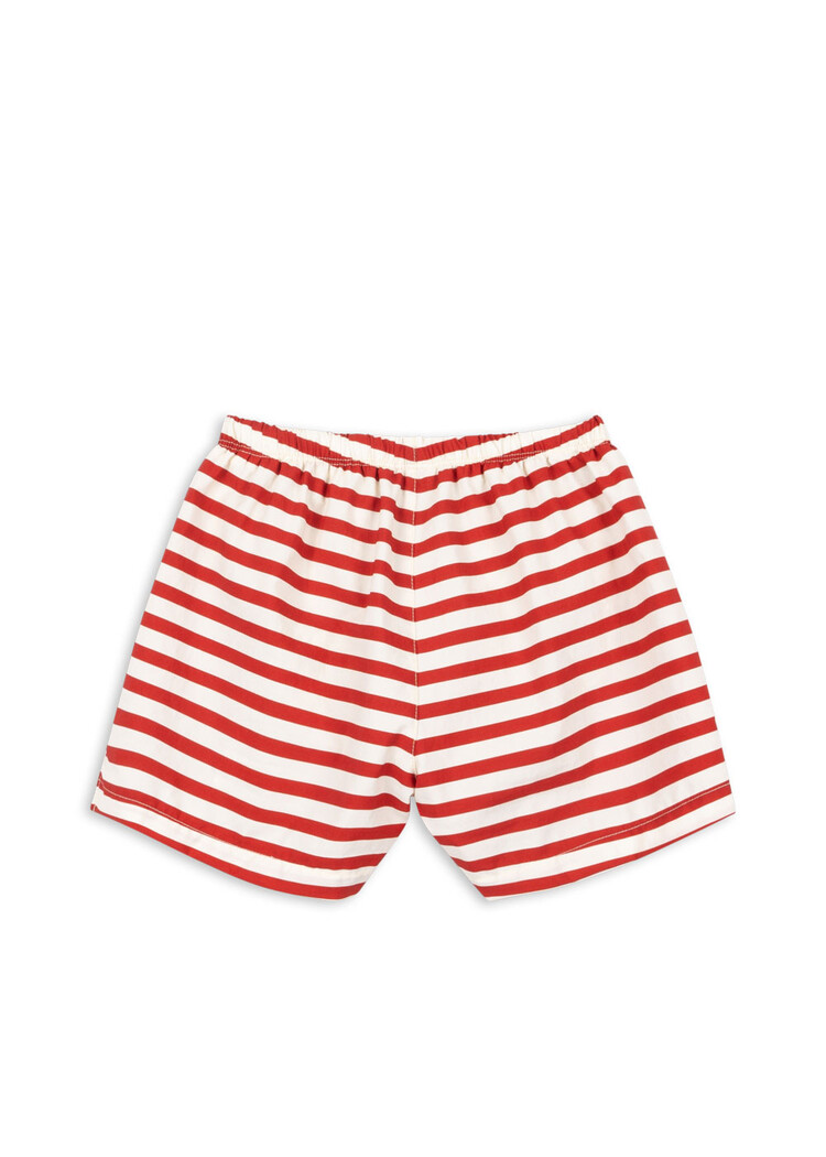Konges Sløjd Asnou Swim Shorts - Stripe Rouge