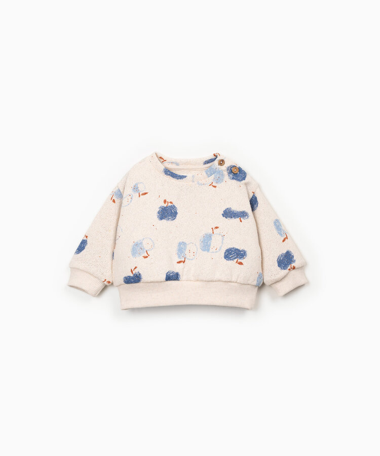 Play Up Printed Jersey Sweater - Bio Resin