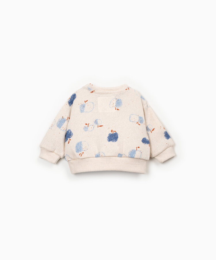 Play Up Printed Jersey Sweater - Bio Resin
