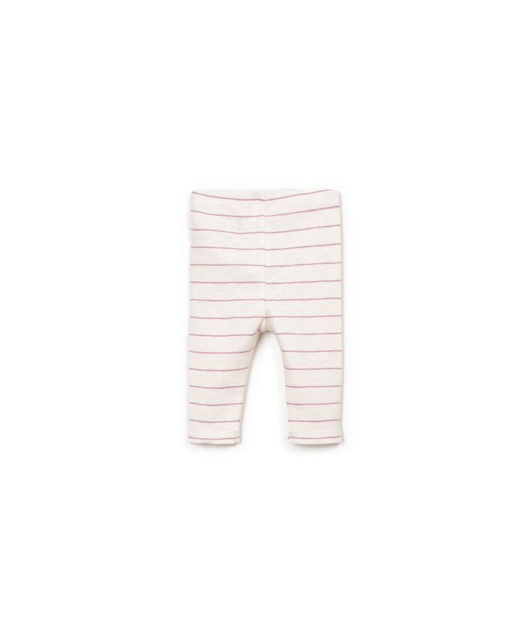 Play Up Striped Rib Flamé Leggings - Sculpture