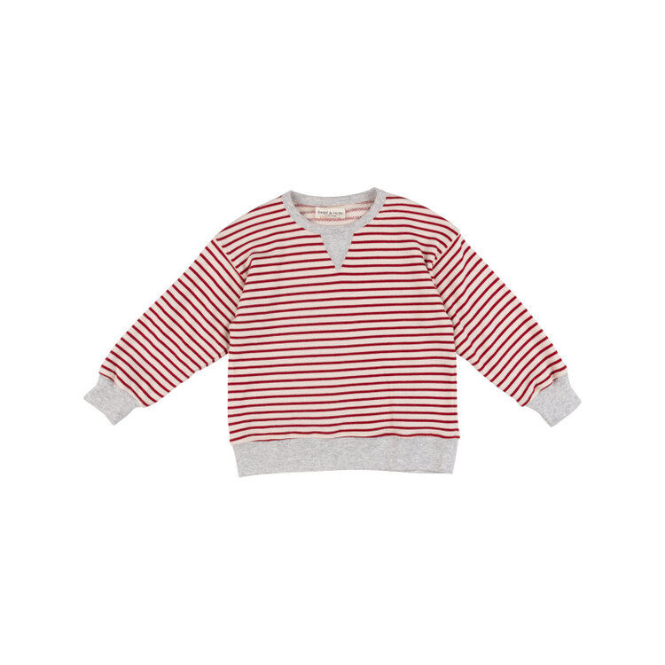 Babe & Tess Tito Sweatshirt - Melograno Striped