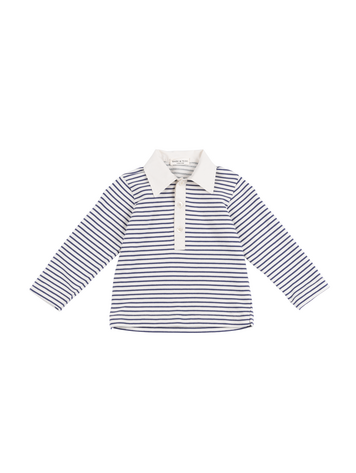 Babe & Tess Polo Jacopo - Blue Striped