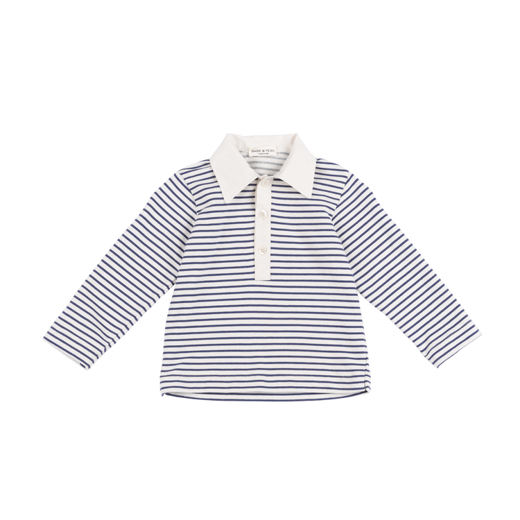 Babe & Tess Polo Jacopo - Blue Striped