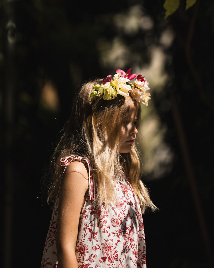 Babe & Tess Nina Mini Dress - Melograno Flowers