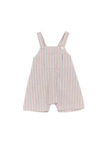 Babe & Tess Mini Salopette Babe - Melograno Azur Stripes