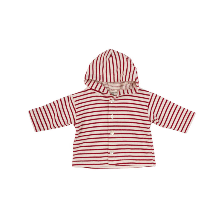 Babe & Tess Hood - Melograno Striped