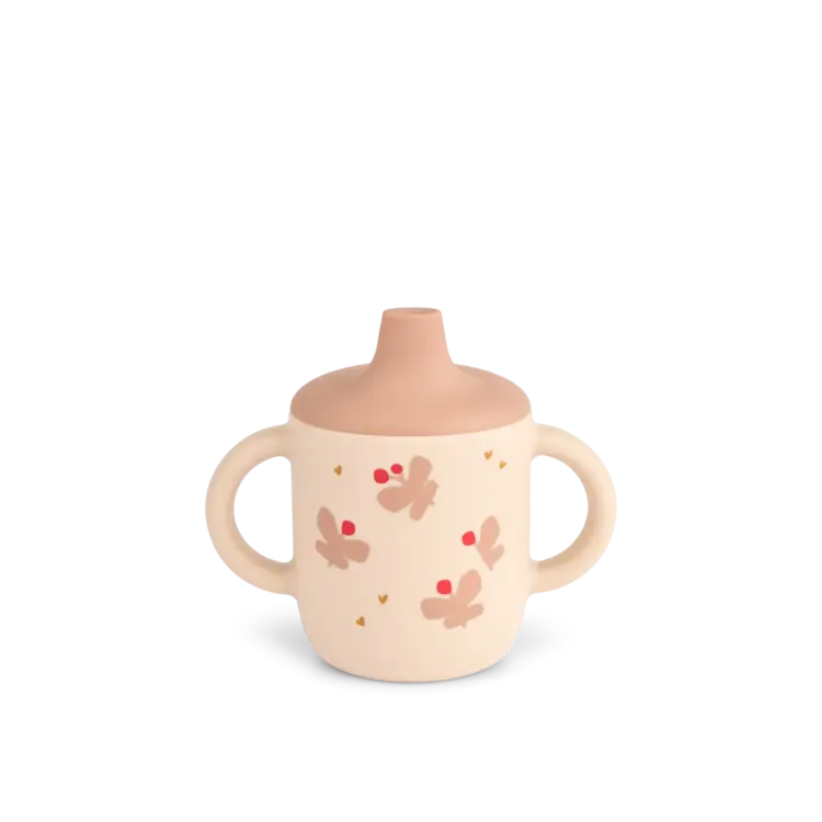 Liewood Neil Sippy Cup - Butterfly / Apple blossom
