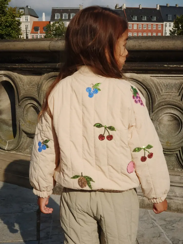 Konges Sløjd Juno Sequin Bomber Jacket - Frappé