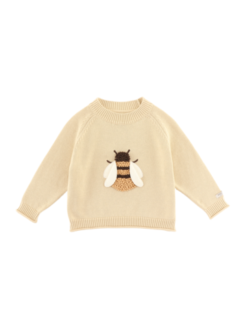 Donsje Amsterdam Valenthe Sweater Bee - Biscuit