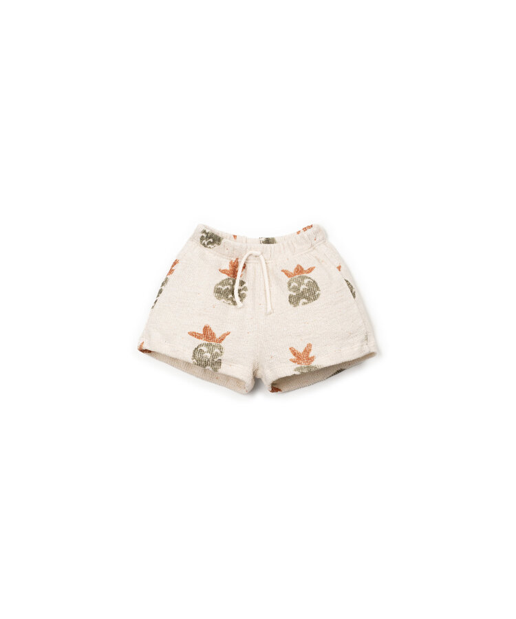 Play Up Printed Embellished Jersey Shorts - Bio Resin