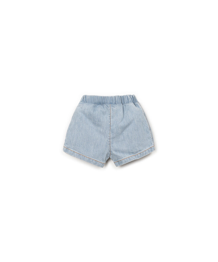 Play Up Denim Shorts - Denim