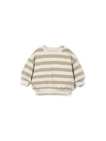 Play Up Striped Jersey Sweater - Bio Resin/Texture