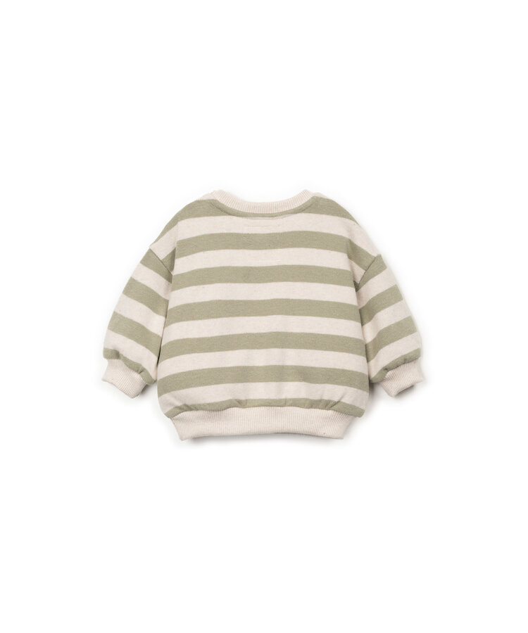 Play Up Striped Jersey Sweater - Bio Resin/Texture
