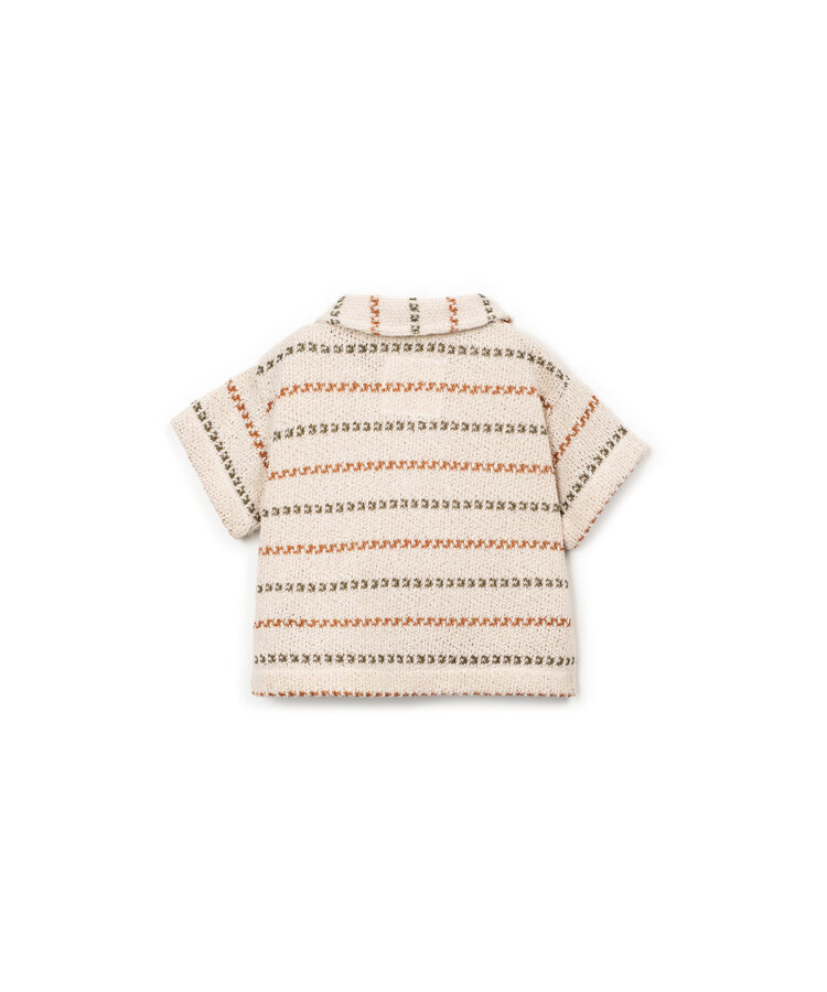 Play Up Striped Jersey Shirt - Bio Resin/Sew