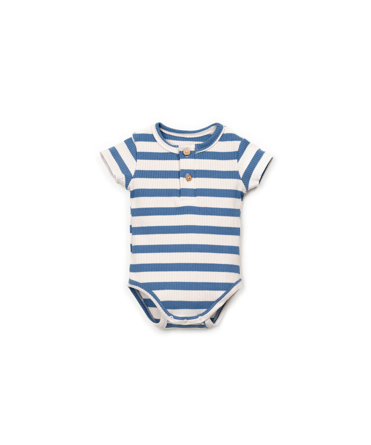 Play Up Striped Rib Body - Bio Resin/Lisboa
