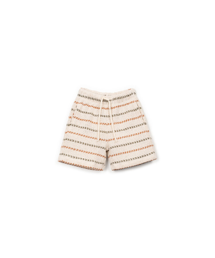 Play Up Striped Jersey Shorts - Bio Resin/Sew