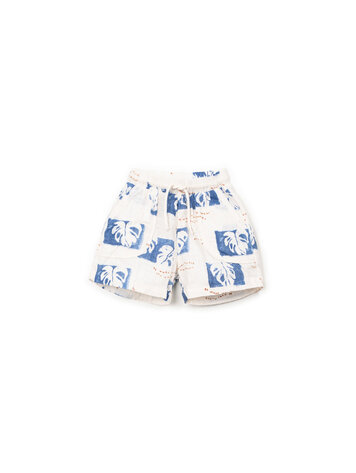 Play Up Printed Woven Shorts - Bio Resin