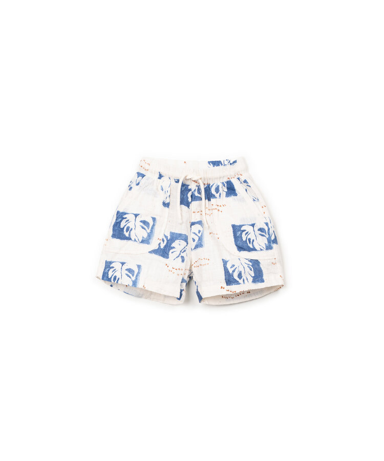 Play Up Printed Woven Shorts - Bio Resin